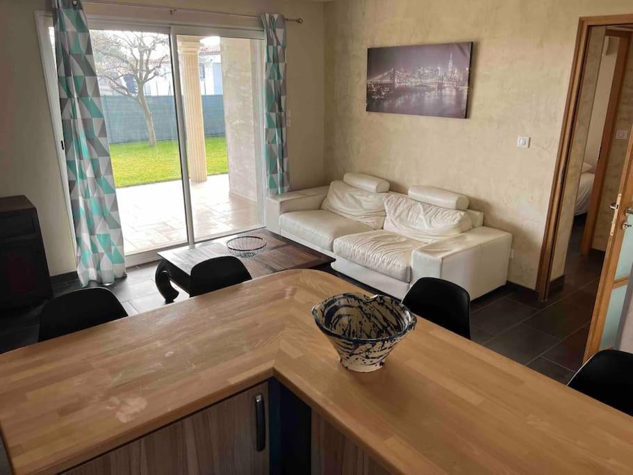 Saint-Laurent d’Aigouze : appartement avec jardin Extérieur photo